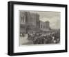 New Palace-Yard on the Day Mr Gladstone Moved the Second Reading of the Reform Bill-null-Framed Giclee Print