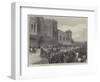 New Palace-Yard on the Day Mr Gladstone Moved the Second Reading of the Reform Bill-null-Framed Giclee Print