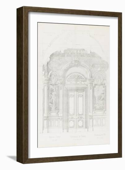 New Paris Opera: Project for the Hall of the Smoker-Charles Garnier-Framed Giclee Print