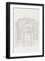 New Paris Opera: Project for the Hall of the Smoker-Charles Garnier-Framed Giclee Print