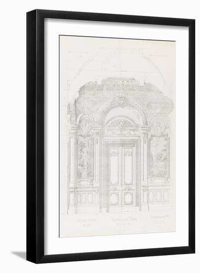 New Paris Opera: Project for the Hall of the Smoker-Charles Garnier-Framed Giclee Print