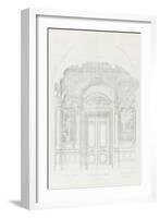 New Paris Opera: Project for the Hall of the Smoker-Charles Garnier-Framed Giclee Print