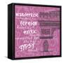 New Paris Pink 2-Lauren Gibbons-Framed Stretched Canvas