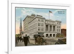 New Park Hotel, Madison, Wisconsin-null-Framed Art Print