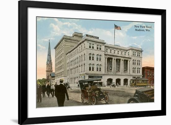 New Park Hotel, Madison, Wisconsin-null-Framed Art Print