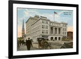 New Park Hotel, Madison, Wisconsin-null-Framed Art Print