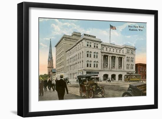 New Park Hotel, Madison, Wisconsin-null-Framed Art Print