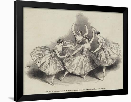 New Pas De Quatre-null-Framed Giclee Print