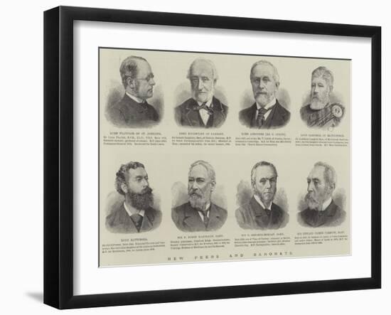 New Peers and Baronets-null-Framed Giclee Print