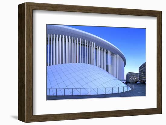 New Philharmonic Hall on Kirchberg in Luxembourg City, Grand Duchy of Luxembourg, Europe-Hans-Peter Merten-Framed Photographic Print