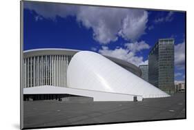 New Philharmonic Hall on Kirchberg in Luxembourg City, Grand Duchy of Luxembourg, Europe-Hans-Peter Merten-Mounted Photographic Print