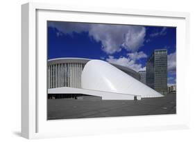 New Philharmonic Hall on Kirchberg in Luxembourg City, Grand Duchy of Luxembourg, Europe-Hans-Peter Merten-Framed Photographic Print