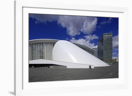 New Philharmonic Hall on Kirchberg in Luxembourg City, Grand Duchy of Luxembourg, Europe-Hans-Peter Merten-Framed Photographic Print