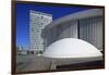 New Philharmonic Hall on Kirchberg in Luxembourg City, Grand Duchy of Luxembourg, Europe-Hans-Peter Merten-Framed Photographic Print