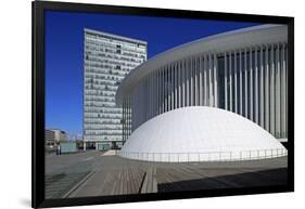 New Philharmonic Hall on Kirchberg in Luxembourg City, Grand Duchy of Luxembourg, Europe-Hans-Peter Merten-Framed Photographic Print