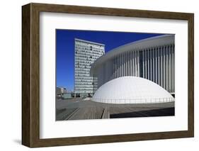 New Philharmonic Hall on Kirchberg in Luxembourg City, Grand Duchy of Luxembourg, Europe-Hans-Peter Merten-Framed Photographic Print