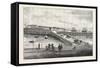 New Pier and Railway Station, for Portsmouth Harbour, 1876, Uk-null-Framed Stretched Canvas