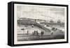 New Pier and Railway Station, for Portsmouth Harbour, 1876, Uk-null-Framed Stretched Canvas