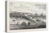 New Pier and Railway Station, for Portsmouth Harbour, 1876, Uk-null-Stretched Canvas