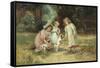 New Playmates-Ernest Walbourn-Framed Stretched Canvas