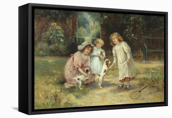 New Playmates-Ernest Walbourn-Framed Stretched Canvas