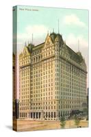 New Plaza Hotel, New York City-null-Stretched Canvas