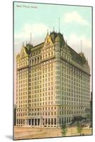 New Plaza Hotel, New York City-null-Mounted Art Print