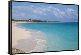 New Plymouth Beach, Green Turtle Cay, Abaco Islands, Bahamas, West Indies, Central America-Jane Sweeney-Framed Stretched Canvas