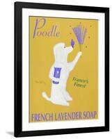 New Poodle Lavender-Ken Bailey-Framed Premium Giclee Print