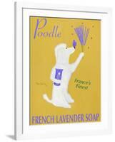 New Poodle Lavender-Ken Bailey-Framed Giclee Print