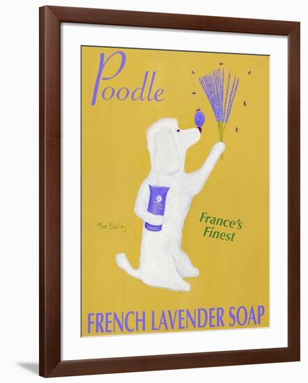 New Poodle Lavender-Ken Bailey-Framed Giclee Print