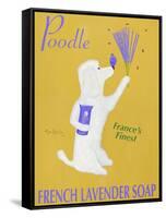 New Poodle Lavender-Ken Bailey-Framed Stretched Canvas