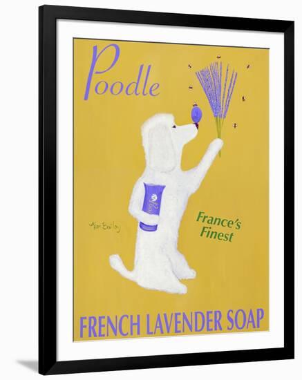 New Poodle Lavender-Ken Bailey-Framed Giclee Print