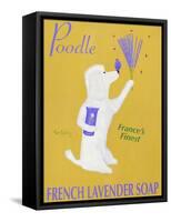 New Poodle Lavender-Ken Bailey-Framed Stretched Canvas