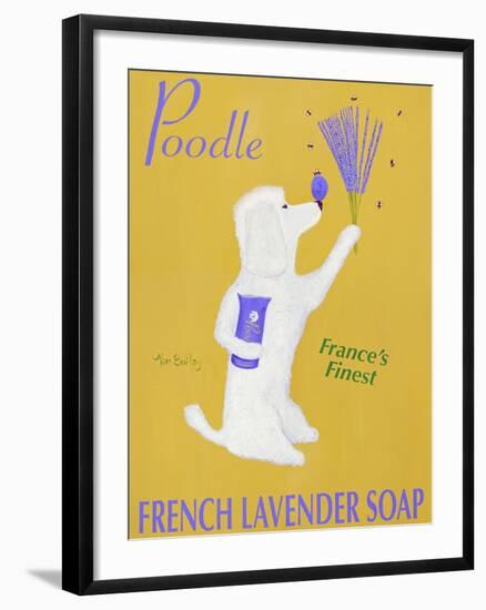 New Poodle Lavender-Ken Bailey-Framed Giclee Print