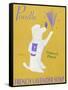 New Poodle Lavender-Ken Bailey-Framed Stretched Canvas
