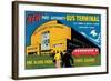 New Port Authority Bus Terminal-null-Framed Art Print