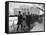 New Pres. John F. Kennedy and Wife Jacqueline Kennedy and Others Walking to His Inauguration-null-Framed Stretched Canvas