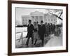 New Pres. John F. Kennedy and Wife Jacqueline Kennedy and Others Walking to His Inauguration-null-Framed Photographic Print