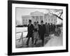 New Pres. John F. Kennedy and Wife Jacqueline Kennedy and Others Walking to His Inauguration-null-Framed Photographic Print