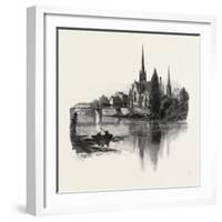 New Presbyterian Church, Galt, Canada, Nineteenth Century-null-Framed Giclee Print