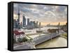 New Pudong Skyline; Waibaidu (Garden) Bridge; Looking across the Huangpu River from the Bund; Shang-Gavin Hellier-Framed Stretched Canvas