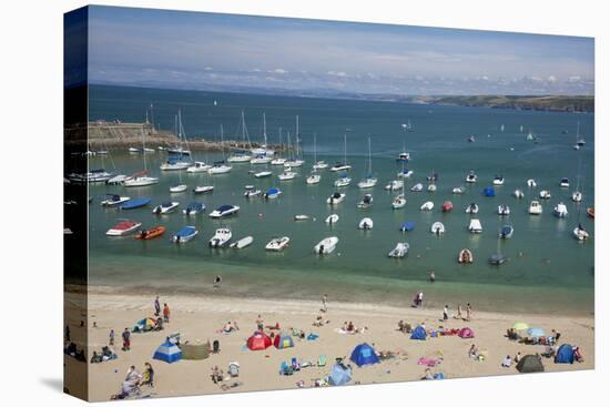 New Quay, Ceredigion, Dyfed, West Wales, Wales, United Kingdom, Europe-Billy Stock-Stretched Canvas