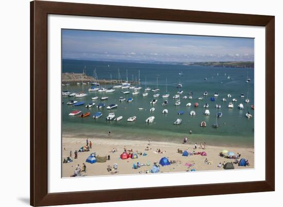 New Quay, Ceredigion, Dyfed, West Wales, Wales, United Kingdom, Europe-Billy Stock-Framed Photographic Print