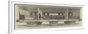 New Railway Carriage Built for the Use of the Prince and Princess of Wales on the Great Eastern Rai-null-Framed Giclee Print