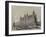 New Railway Hotel at the London and North-Western Terminus, Lime-Street, Liverpool-null-Framed Giclee Print