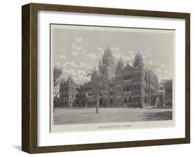 New Railway Offices at Bombay-null-Framed Giclee Print