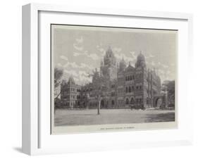New Railway Offices at Bombay-null-Framed Giclee Print