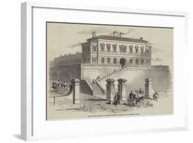 New Railway Station in Tithebarn-Street, Liverpool-null-Framed Giclee Print