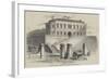 New Railway Station in Tithebarn-Street, Liverpool-null-Framed Giclee Print